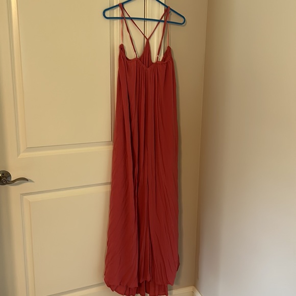 Elan pink long flowing dress - Picture 4 of 6